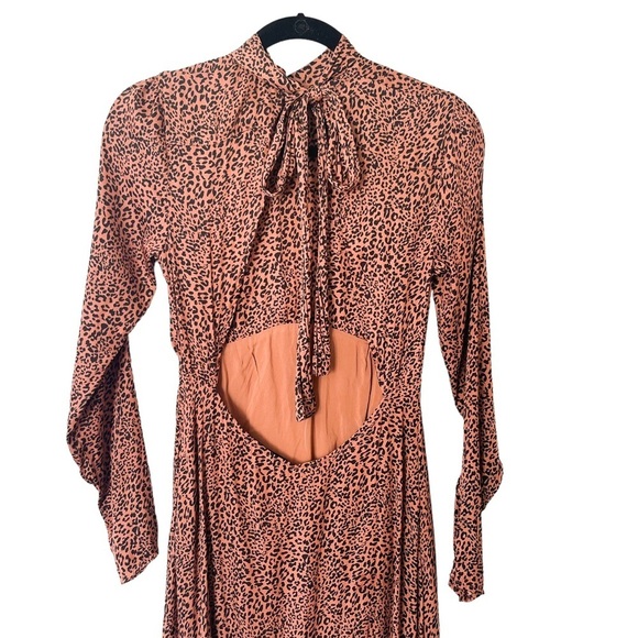 Free People Loveless Leopard Midi Dress - Picture 8 of 10